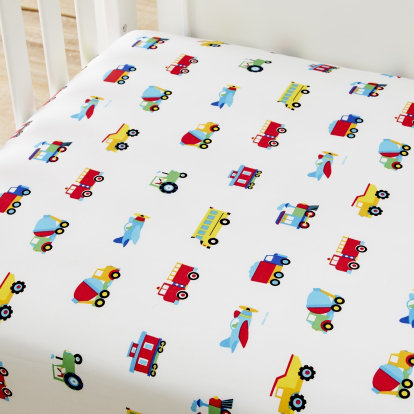 Wildkin Trains Planes Trucks 3 Piece Crib Bedding Set Reviews