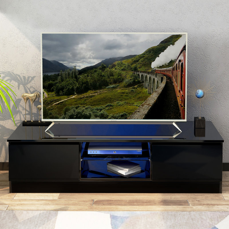 Ebern Designs Modern Tv Unit Led Tv Stand 120cm Cabinet Table