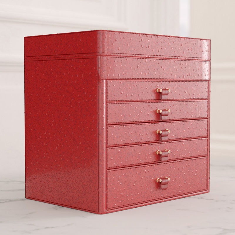 House Of Hampton 5 Drawer Nightstand Jewelry Box Reviews Wayfair