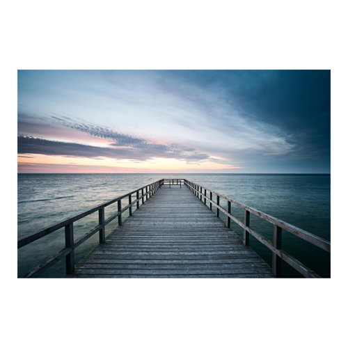 Jetty Walk 2.55m x 3.84m Embossed Matte Peel & Stick Wallpaper Roll East Urban Home
