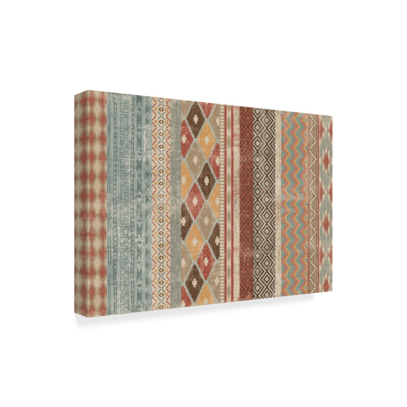 Winston Porter Southwestern Stripe Multi Panel I Ii Acrylic