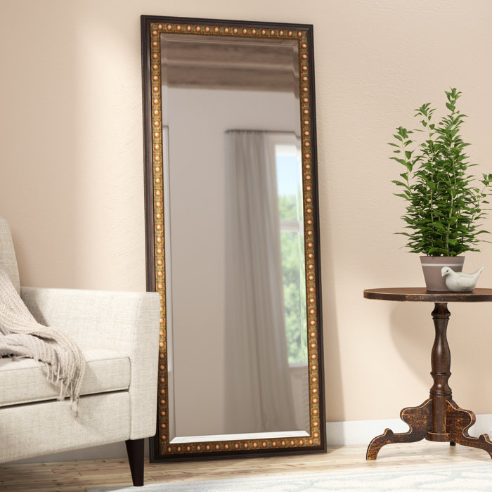 Darby Home Co Dark Brown Wood Beveled Wall Mirror Reviews Wayfair Ca Dark Brown Wood Beveled Wall Mirror