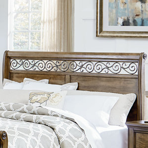 Golston Sleigh Headboard by Three Posts