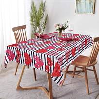 Home and Relationships Rectangle Tablecloths Tablecloth Decorative Table Cover for Picnic Banquet Party Kitchen Dining Room Love Heart