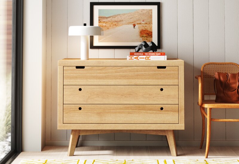 Torrey Retro 3 Drawer Dresser Reviews Allmodern