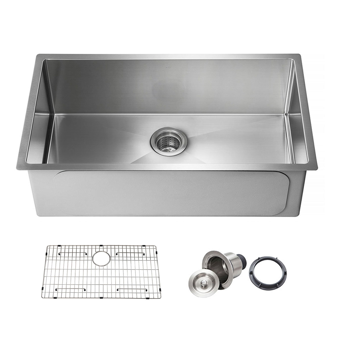 Kibi Usa Handcrafted Stainless Steel 33 L X 19 W Undermount