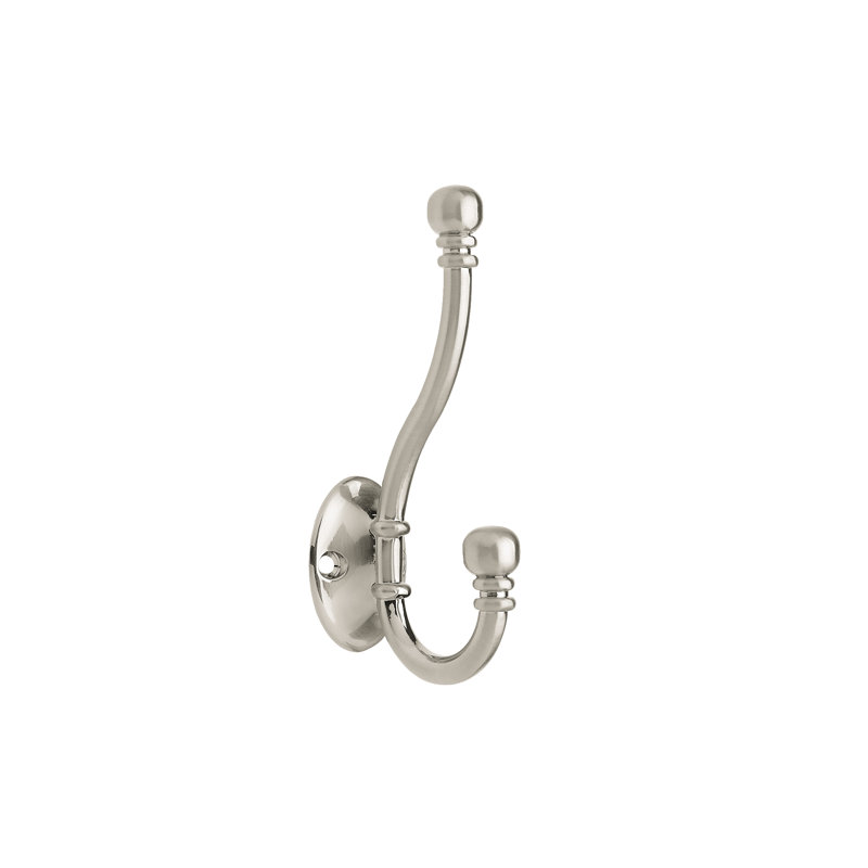 Franklin Brass Wall Mounted Decorative Ball End Coat And Hat Hook