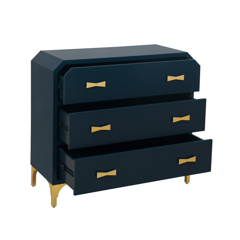 Willa Arlo Interiors Whitchurch Clip Corner 3 Drawer Accent Chest