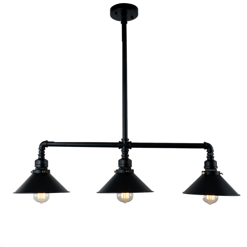 Williston Forge Daniels 3 Light Kitchen Island Linear Pendant
