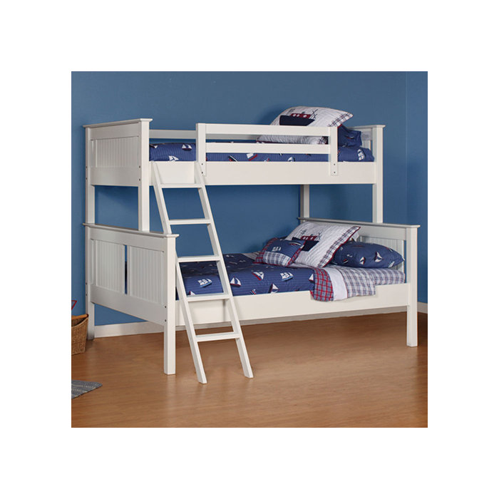 Harriet Bee Edick Twin Over Full Bunk Bed With Ladder And Trundle