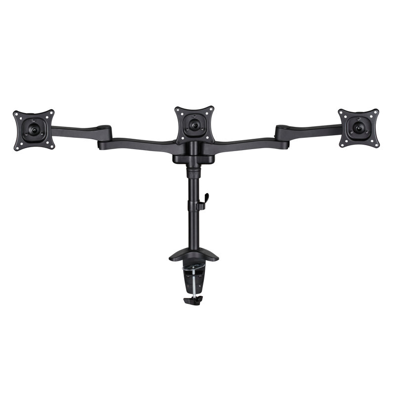 AVF Height Adjustable Universal 3 Screen Desk Mount Wayfair