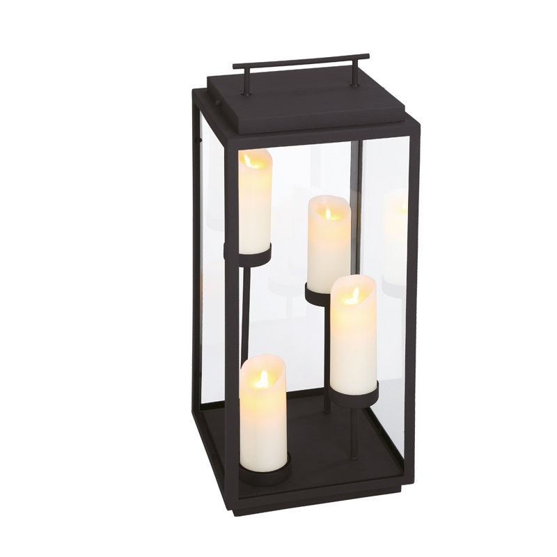 Eurofase Cathedral Black Battery Powered Led Outdoor Lantern