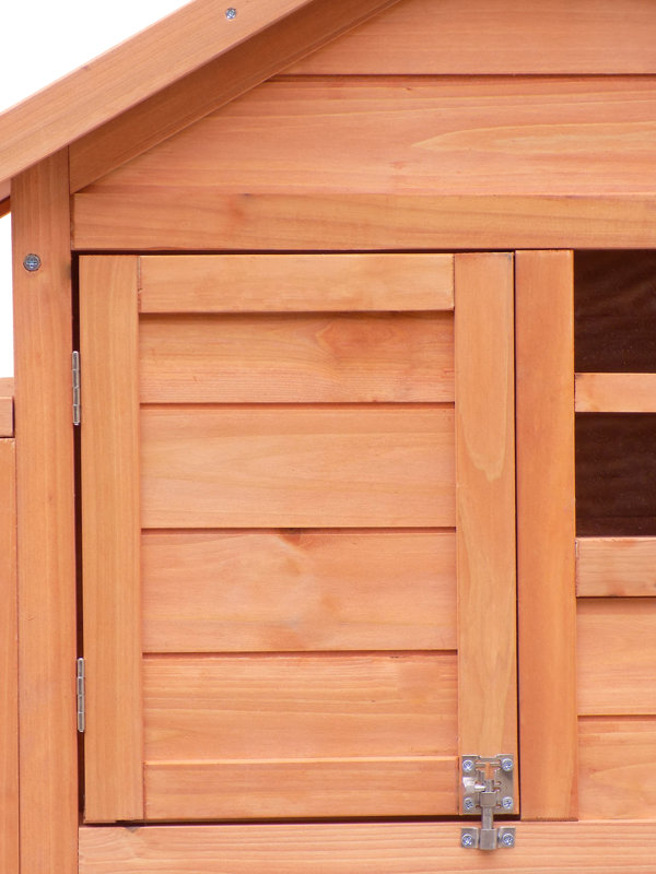 Merax Wooden Rabbit Hutch with Fence and Ramp & Reviews Wayfair