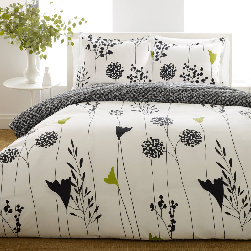 Perry Ellis Asian Lily Reversible Comforter Set Reviews Wayfair