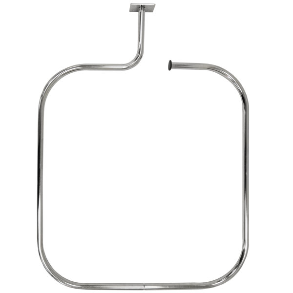 dCor design 69cm Rectangular Fixed Shower Curtain Rail ...