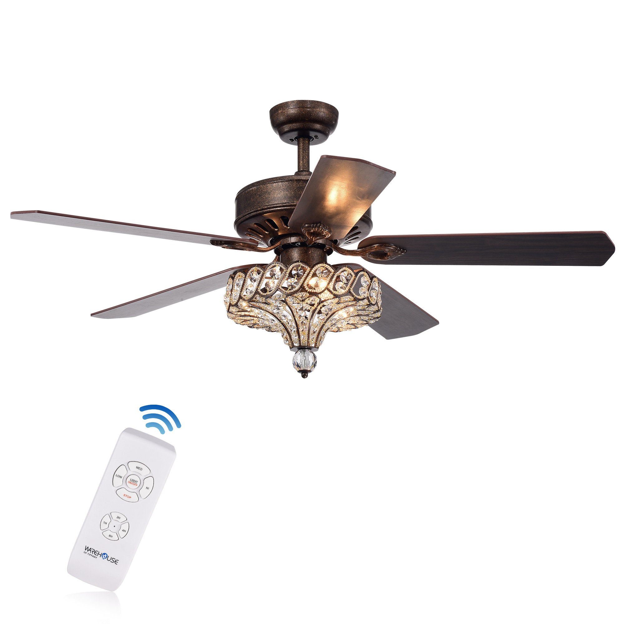 House Of Hampton 52 Menzies 5 Blade Ceiling Fan With Remote
