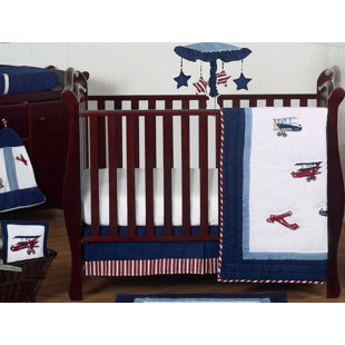 Vintage Car Crib Bedding Wayfair Vintage Aviator 11 Piece Crib Bedding Set