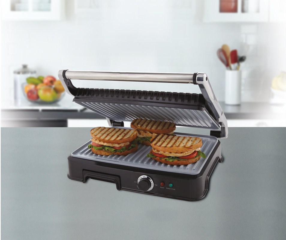 Oster Extra Large DuraCeramic Panini Maker and Indoor Grill ... Oster Extra Large DuraCeramic Panini Maker and Indoor Grill ...