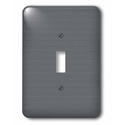 Textile Pattern Single Toggle Light Switch 3dRose