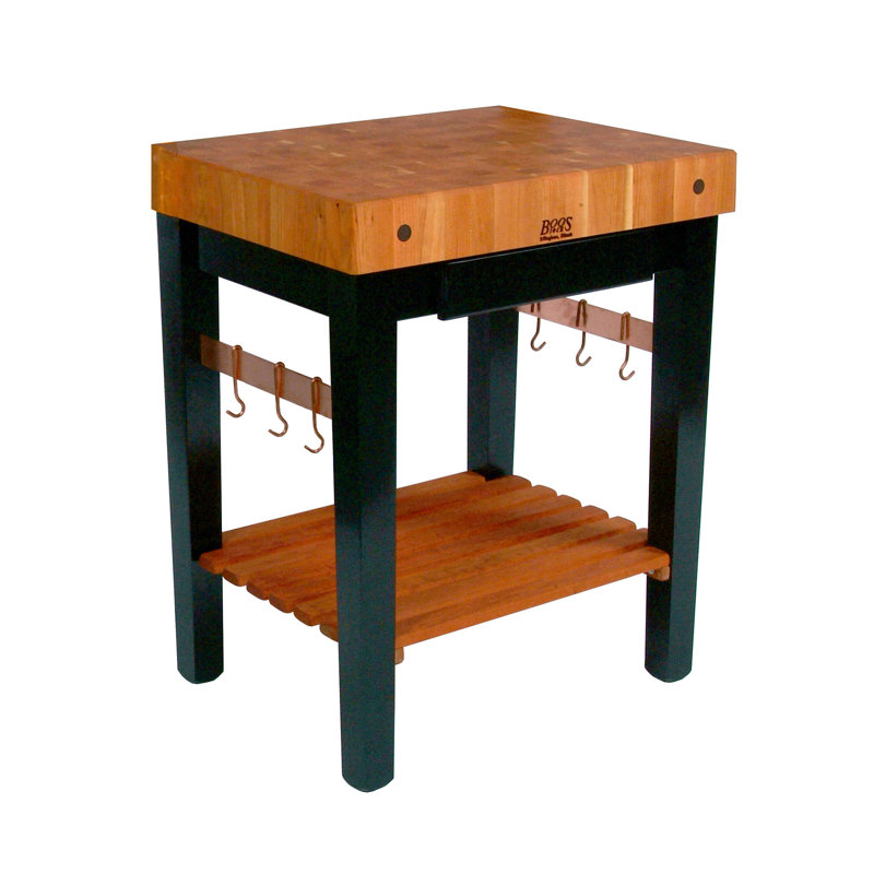 John Boos Rouge Et Noir Prep Table With Butcher Block Top