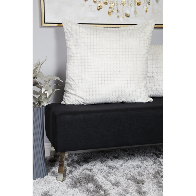 Mercer41 Jamerson Large Square Decorative Euro Pillow ...