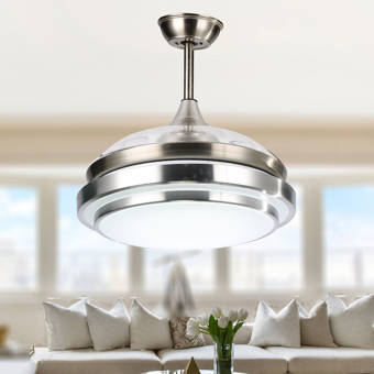 Wrought Studio Putterman 3 Blade Led Ceiling Fan With Remote