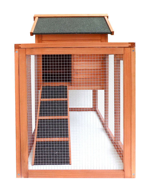 Merax Wooden Rabbit Hutch with Fence and Ramp & Reviews Wayfair