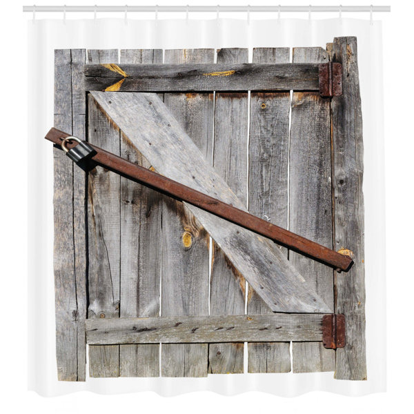 Barn Door Shower Curtain Wayfair