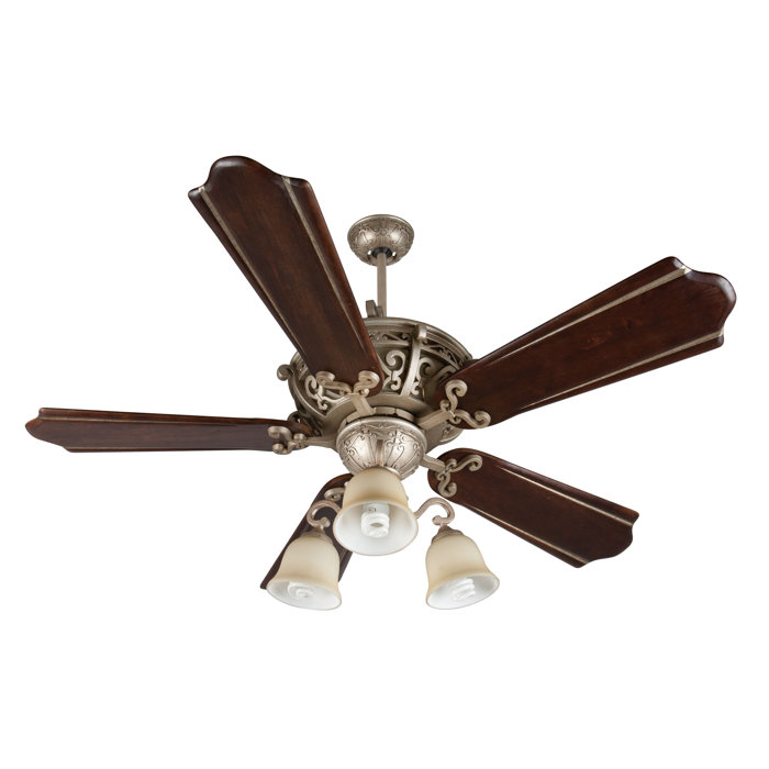 Fleur De Lis Living 52 Whipkey 5 Blade Ceiling Fan With Remote