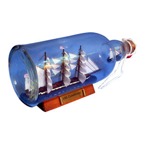 Black/Red Constitution Model Ship