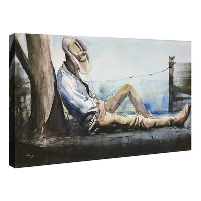 'Nap Time' Acrylic Painting Print on Canvas Loon Peak® Size: 26