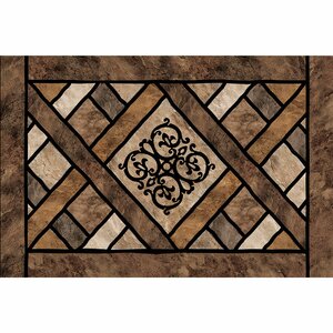 Laseter Rustic Lattice Doormat