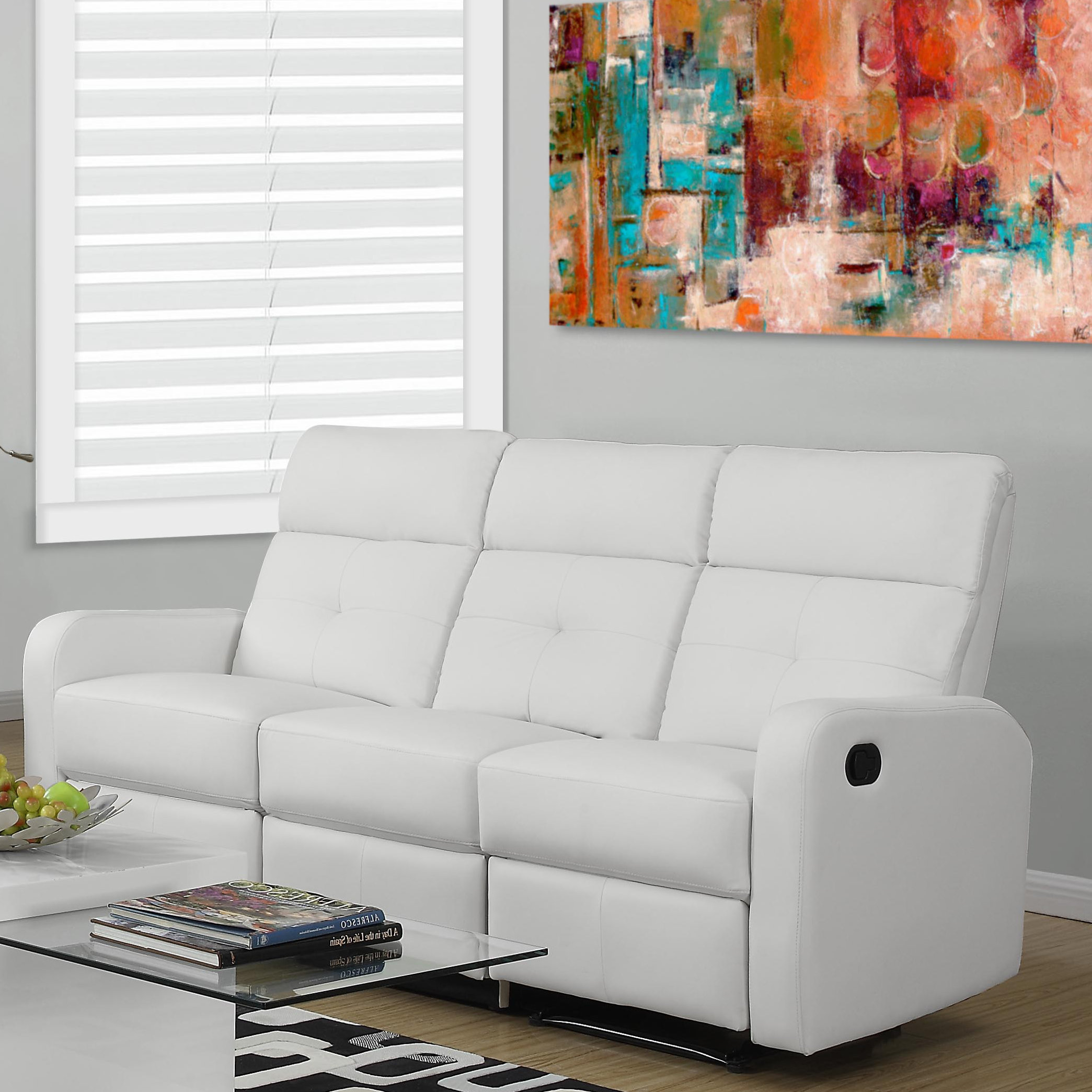 Monarch Specialties Inc Reclining Sofa Reviews Wayfair Ca