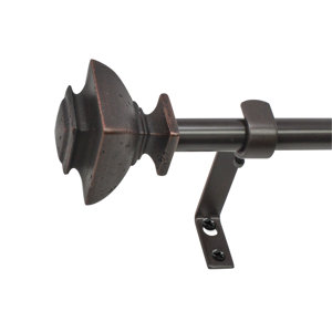 Atlanta Core Square Telescoping Drapery Rod Set