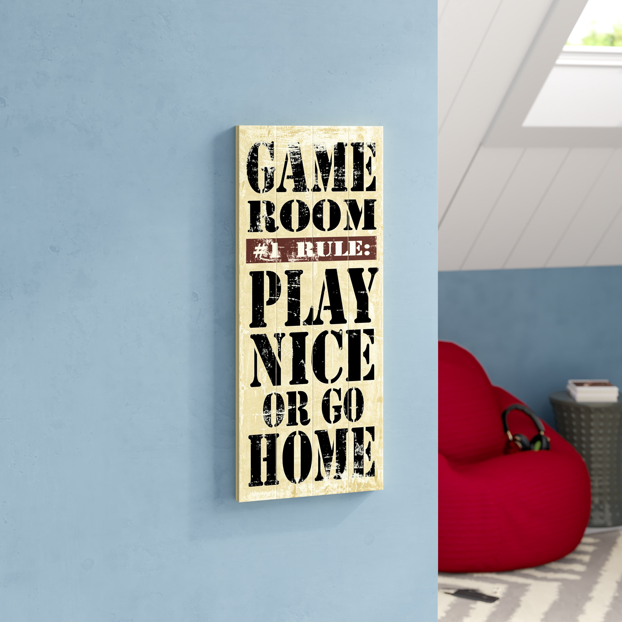 Latitude Run Game Room Rules Wall Decor Reviews Wayfair