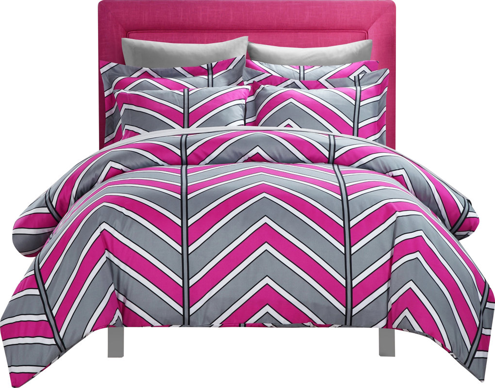 Chic Home Piper Reversible Duvet Cover Set & Reviews Wayfair