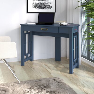 navy corner desk