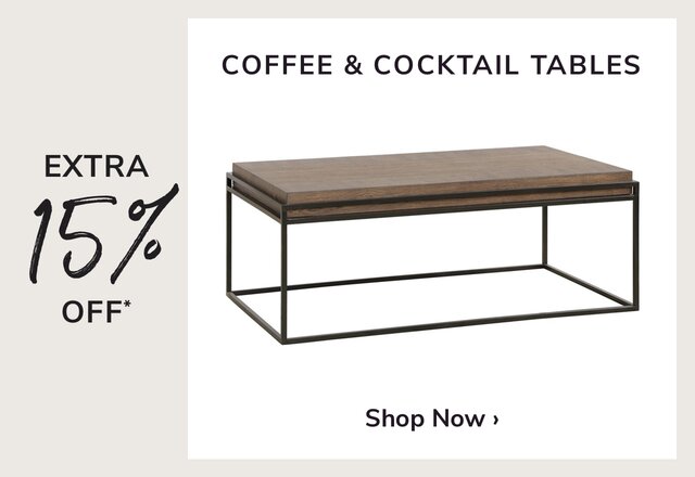 Coffee & Cocktail Table Sale