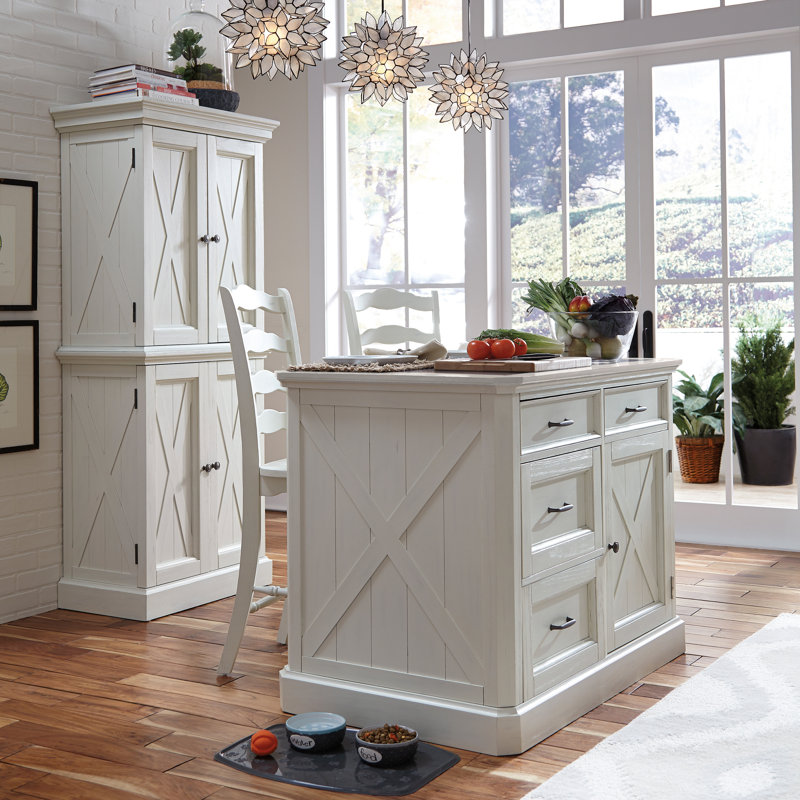 Laurel Foundry Modern Farmhouse Moravia Kitchen Island Set With