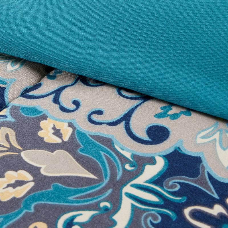 World Menagerie Lawrence Reversible Comforter Set Reviews Wayfair