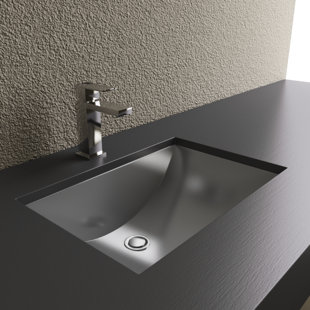 Undermount Sinks You Ll Love Wayfair Ca Metal Rectangular Undermount Bathroom Sink