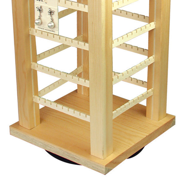 Wooden Rotating Earring Display Wooden Rotating Earring Display