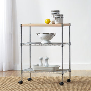 Wayfair Basics Adjustable Kitchen Cart