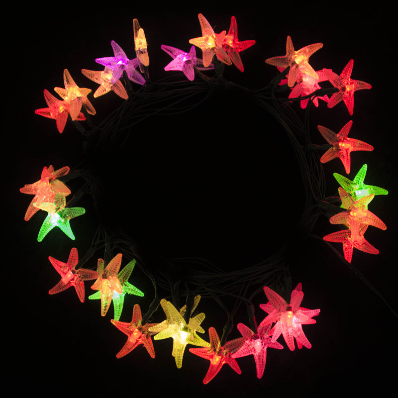 The Holiday Aisle Star Fish 30 Light Solar String Lights Reviews The Holiday Aisle Star Fish 30 Light Solar String Lights Reviews Wayfair