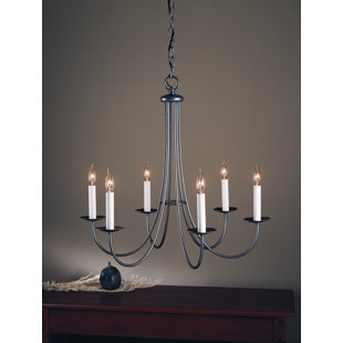 Best Simple Sweep 6-Light Chandelier By Hubbardton Forge Ceiling Lights Simple Sweep 6-Light Chandelier By Hubbardton Forge Ceiling Lights