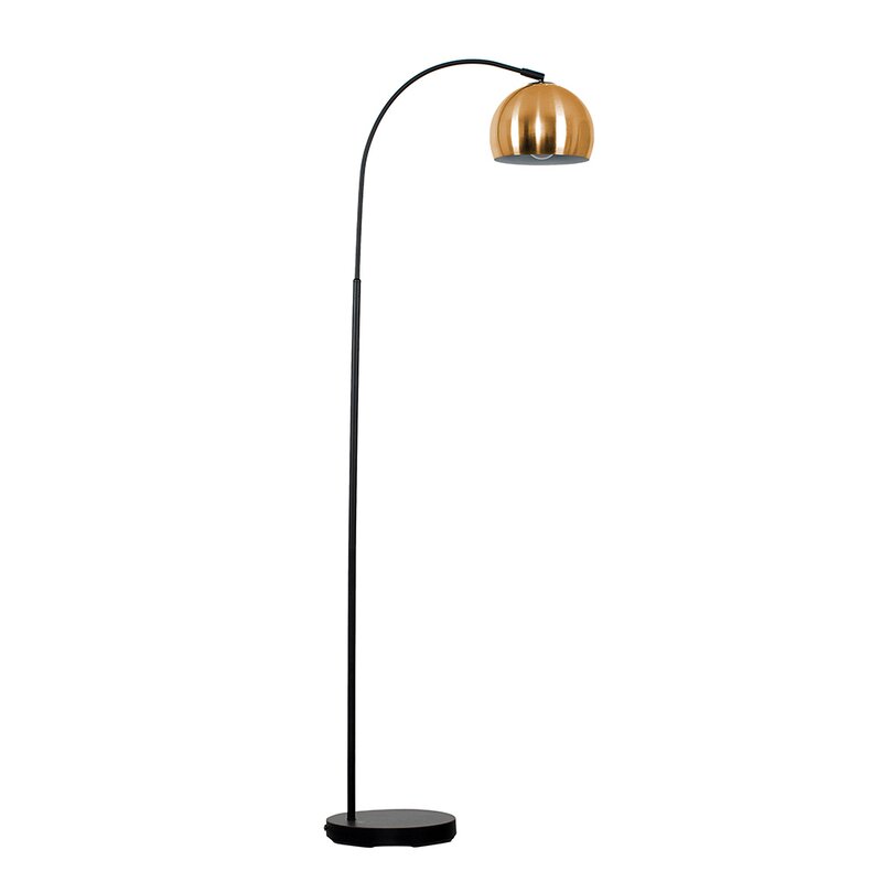 Latitude Run Derosier 143cm Arched Floor Lamp Reviews Wayfair Co Uk