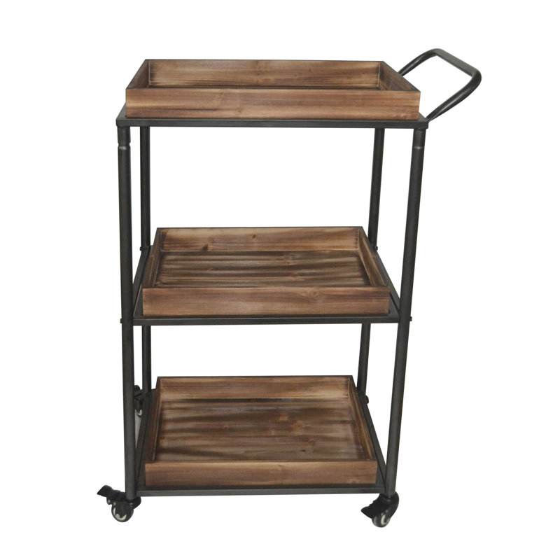 3 tier bar cart wine rack anvesh tier bar cart reviews allmodern 3 tier bar cart wine rack anvesh tier bar cart reviews allmodern