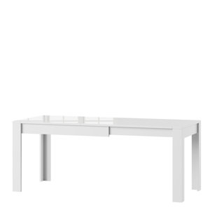 Gloss Extending Dining Table Wayfair Co Uk Cerie High Gloss Extendable Dining Table