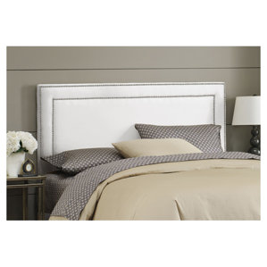 Doleman Nail Buttoned Upholstered Panel Headboard by Willa Arlo Interiors