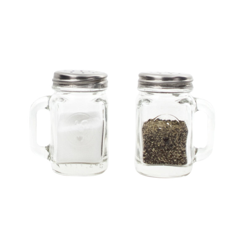 Kikkerland Mason Jar Salt and Pepper Set & Reviews Wayfair